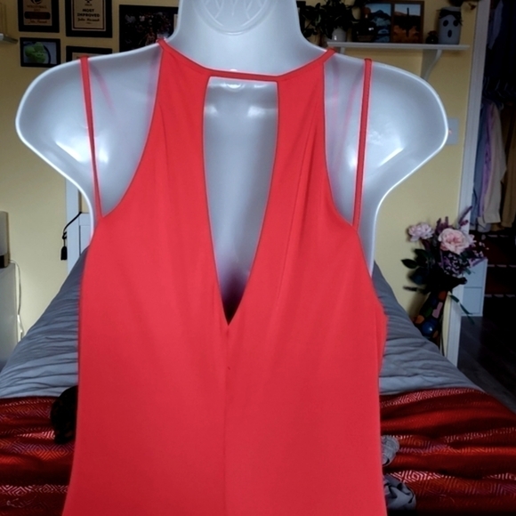 NWT Neiman Marcus Bailey 44 Red Maxi Cocktail Dress - Picture 6 of 14